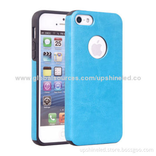 Shock Absorbing Flexible TPU Cases with PU Coating for iPhone 5, 5S, OEM Orders Welcomed